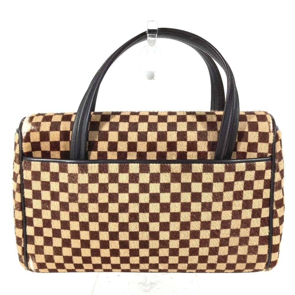 LOUIS VUITTON Brown Damier Leather Tote Bag - Picture 2 of 16